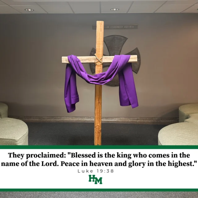 They proclaimed: "Blessed is the king who comes in the name of the Lord. Peace in heaven and glory in the highest." Luke 19:38  As we celebrate Palm Sunday of the Lord’s  Passion we begin the holiest of weeks in the liturgical year.  Challenge yourself to reflect on the gospel readings for each day this week.  You can find the readings using the United States Catholic Conference of Bishops Daily Readings calendar.  Loving God, draw us closer to you this week as we contemplate scripture and reflect more deeply on the events of this holy week.  Amen.  #SundayPrayer
